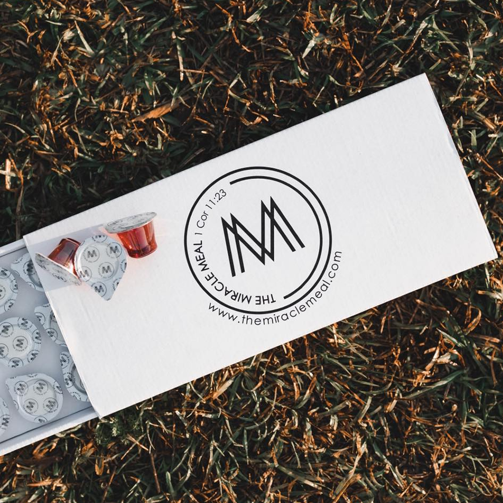 The Miracle Meal Pre Packaged Communion Cups With Wafer & 100% Concord Grape Juice